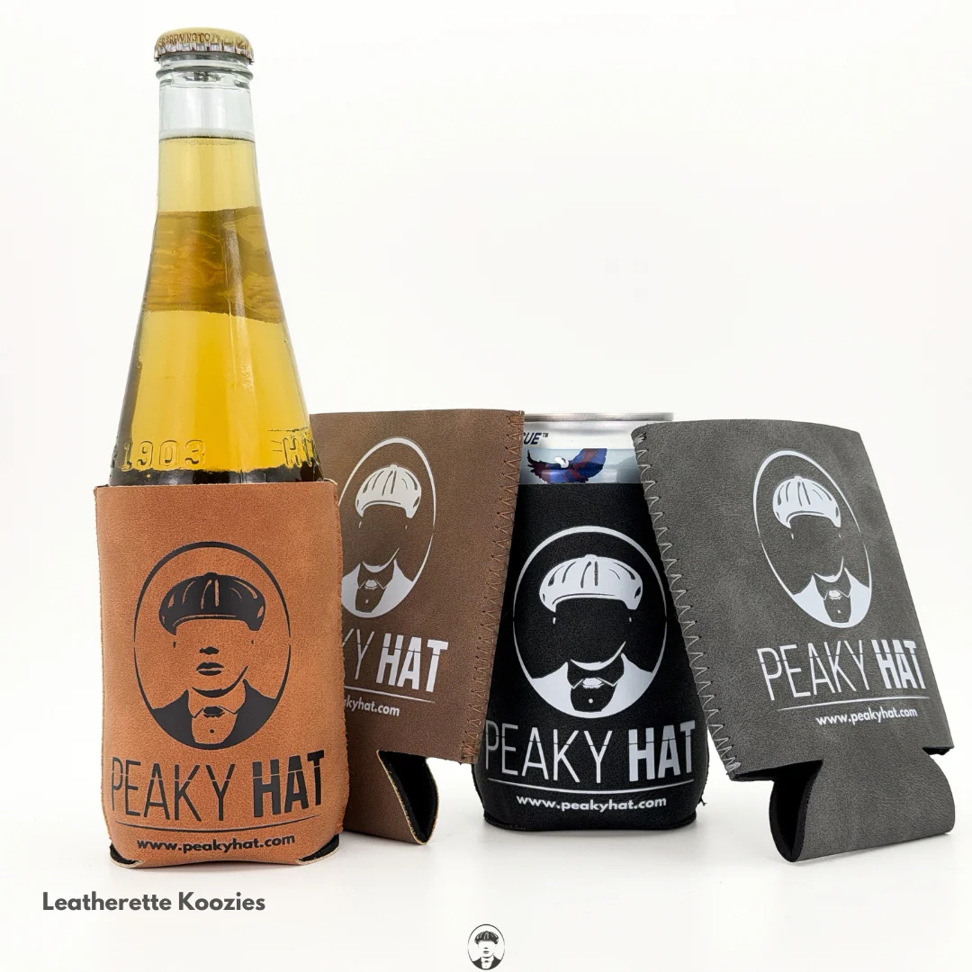 Peaky Hat Leatherette Koozie - Image 2