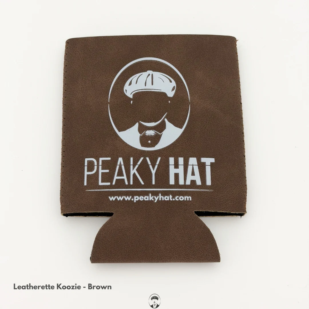 Peaky Hat Leatherette Koozie - Image 5